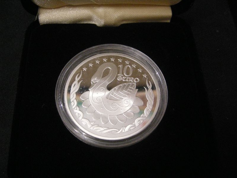 (afbeelding voor) 10 Euromunt Ierland 2004 proof in cassette